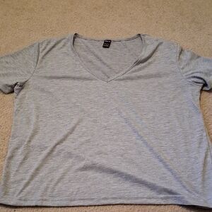 SHEIN Light Gray Top